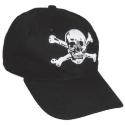 Casquette avec logo tête de mort