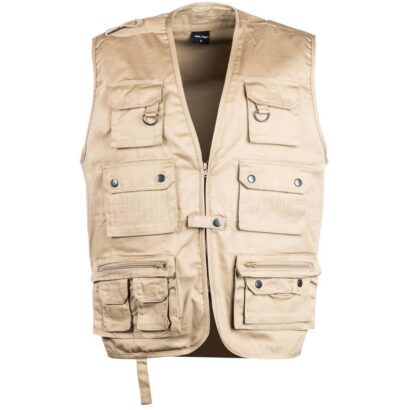 Gilet Safari Beige