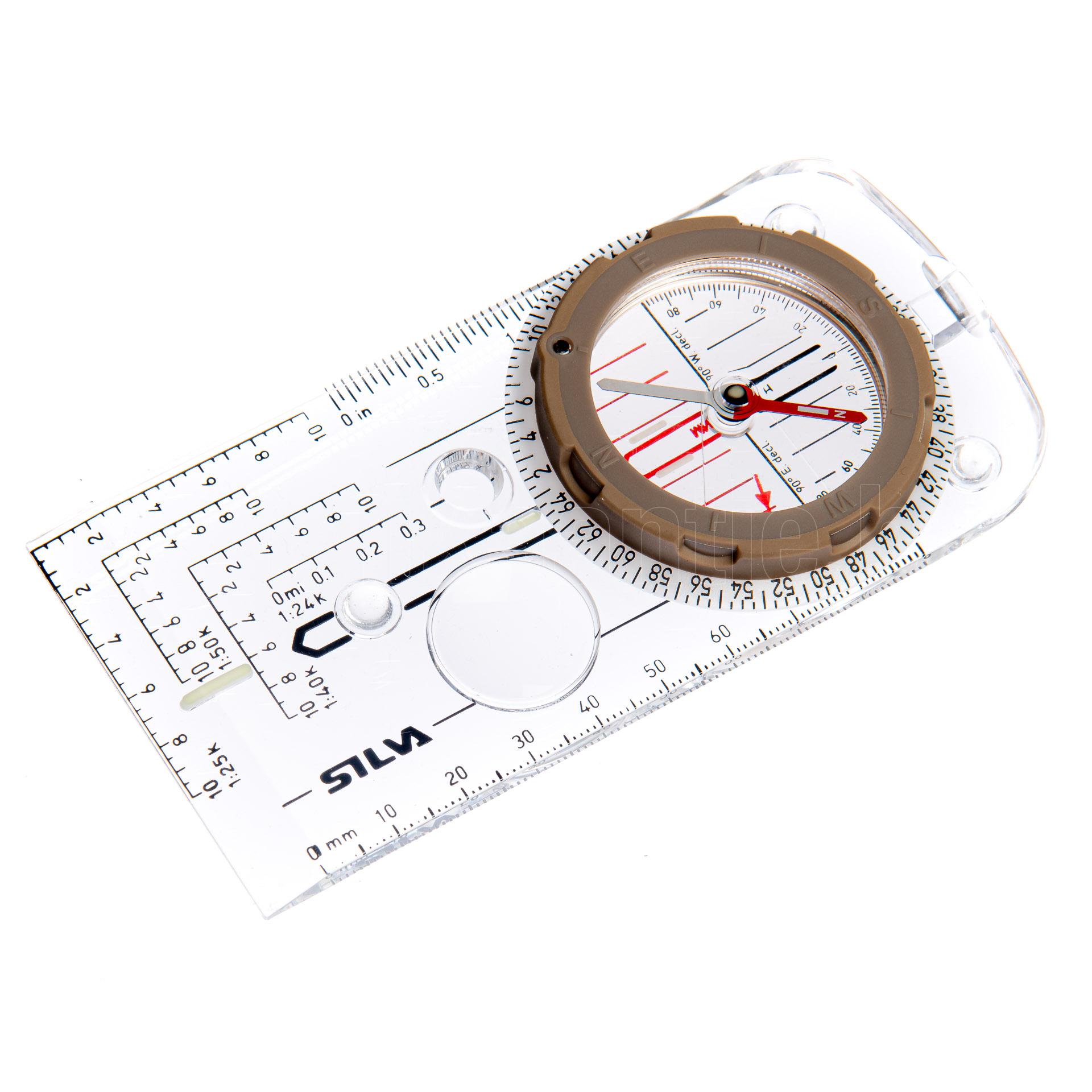 Boussole Silva 5-6400/360 - Mixte, Transparente, Pour Randonnée Et Orientation Boussole Militaire Boussole Silva 5-6400/360 - Mixte, Transparente, Pour Randonnée Et Orientation Boussole Militaire