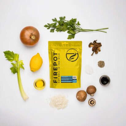 Alternative view of Porcini risotto Vegan - Firepot