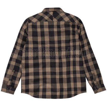 Alternatief beeld van Vintage Industries Globe Heavyweight Shirt - Beige Check