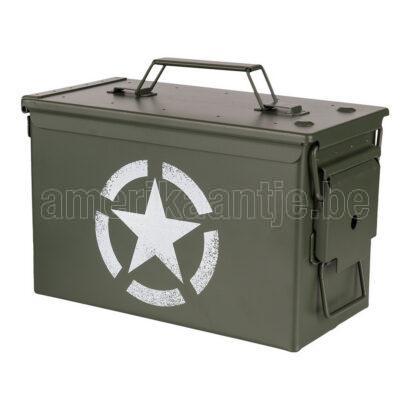 Ammunition box 50 Cal. - US Army star