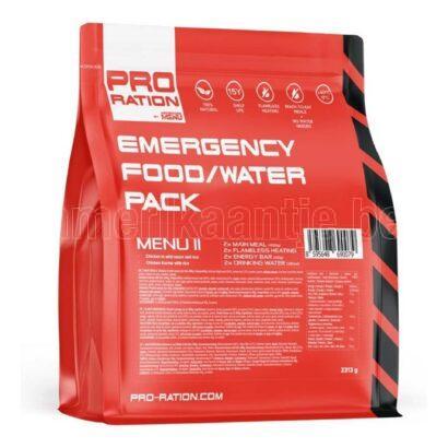 PRO-RATION - Emergency Food / Water PACK MENU II