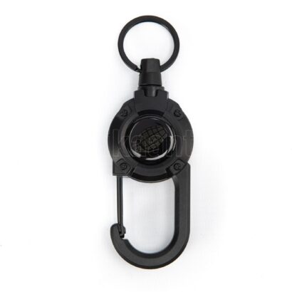 Kombat UK Heavy Duty Retractable Carabiner Zwart