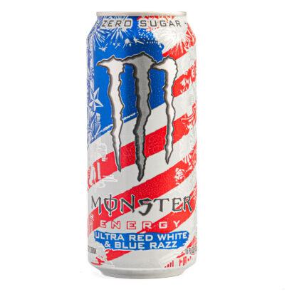 Monster Energy Ultra Red White & Blue Razz USA – 473 ml