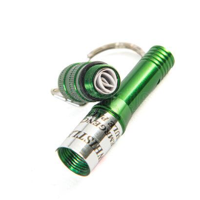 Vue alternative de MFH Aluminium Signaalfluit met ID-kaart Groen